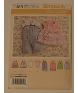 Simplicity Sewing Pattern # 2459 Babies Romper in 2 Lengths Jumper Knit ... - $6.95 CAD