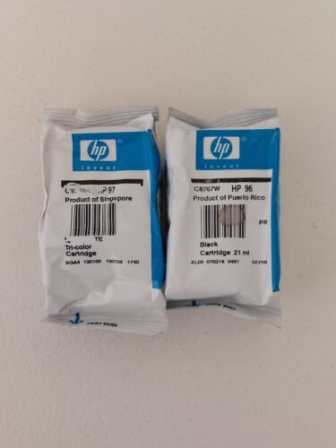 HP 96 97 Ink Cartridge Black & Color (C9363WN C8767WN) - OEM Brand New Open Box - $46.74