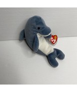 AH Ty Beanie Baby Echo Dolphin Blue Sea Retired Style 4180 1996 Rare Plu... - £31.44 GBP