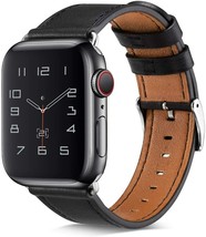 Compatible with Apple Watch Band, Genuine Leather Replacement   (44mm 42mm 45mm) - £7.65 GBP