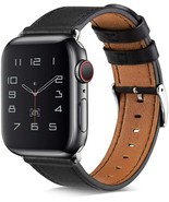 Compatible with Apple Watch Band, Genuine Leather Replacement   (44mm 42... - £7.67 GBP