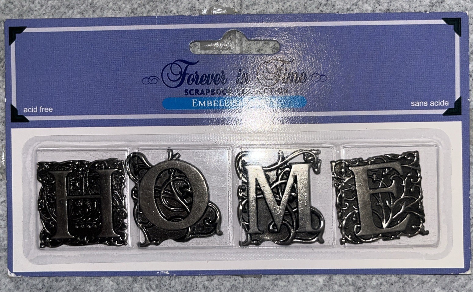 Forever In Time Scrapbook Collection Embellishments “HOME” - $2.16