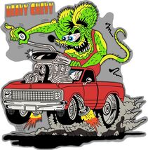 Rat Fink Heavy Metal Laser Cut Metal Sign - $69.95
