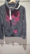 Superdry Hoodie Grey  SIZE S Women EXPRESS SHIPPING - £19.68 GBP