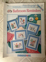 Dimensions Cross Stitch Pattern Leaflet Barbara Cimochowski Bathroom Rem... - £7.79 GBP