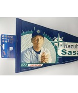 Vintage 2001 Seattle Mariners #22 Kazuhiro Sasaki Baseball Pennant Flag ... - £19.46 GBP