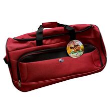 American Tourister 2 Wheeled Rolling Duffel Bag Large Travel Red Black NWT - $23.76