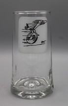 Vintage B.C. Comic Johnny Hart Caveman Unicycle Pinched 12 oz. Drinking Glass - £8.69 GBP