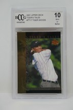 2001 Upper Deck Tiger&#39;s Tales #TT17 Tiger Woods Rookie Bccg 10 Mint Or Better - £79.91 GBP
