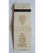 PARLIAMENTARY RESTAURANT OTTAWA ONTARIO CANADA GOVERNMENT MATCHBOOK COVE... - $26.04 CAD