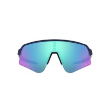 Oakley Men's OO9465 Sutro Lite Sweep Rectangular Sunglasses, Matte Navy/Prizm Sa - $304.99