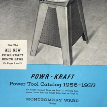 Montgomery Ward Wards 1956 - 1957 Power Tool Catalog Powr-Kraft Tools - $14.24