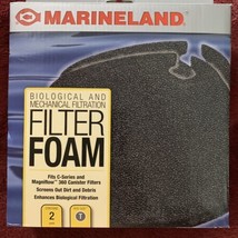 Marineland Filter Foam Fits C-Series and Magniflow 360 Canister Filters 2-Pack - £27.15 GBP