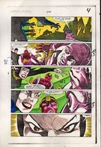 1984 Captain America 295 page 4 Marvel color guide art: Baron Zemo/Mothe... - £25.48 GBP