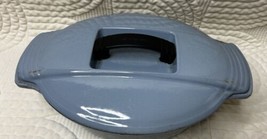 Vintage Le Creuset France Dutch Oven Futura Ray Loewy Oval Cast Iron 4.3... - $147.98