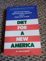 Diet for a New America by John Robbins Paperback 1987 Black &amp; white photos - £11.07 GBP
