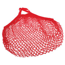Sachi Cotton String Bag Short Handle - Red - £11.82 GBP