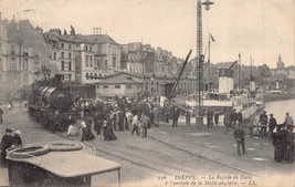 Dieppe France~Le R API De Paris Larrive Malle ANGLAISE~1906 Ll Levy Photo Postcard - £6.82 GBP