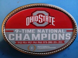 Ohio State BUCKEYES NCAA 2025 National Championship Epoxy Buckle - $17.77
