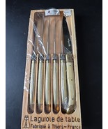 Laguiole Bee Steak Knives Set of 6 Cream Handle  Made In France Sealed NEW - €42,21 EUR