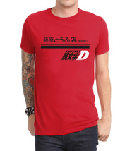 New Initial D Fujiwara tofu AE86 Drift Anime wibu otaku comics red t-shirt  - £18.33 GBP