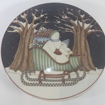 Debbie Mumm Winter Wonders Salad/Dessert Plate Zak Designs Dinnerware Co... - £7.07 GBP