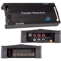 Power Acoustik Compact 4 Channel Amplifier with Built-in DSP 1000W RMS/2000W MAX - £126.32 GBP
