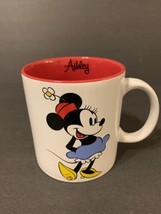 Disney Minnie Mouse ASHLEY Personalized Name 20oz Double-Sided Coffee Tea Mug - £13.93 GBP