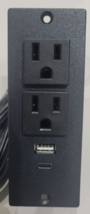 Recessed Power Strip UL Certified Furniture Recessed Outlet with USB &amp;USB C - $278.36 MXN