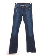 WE THE PEOPLE Embellished Stretchy Jeans Blue CRYSTAL Pockets Distressed... - $42.74