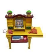 Fisher Price Loving Family Dollhouse Furniture Office Computer Desk - $15.95 CAD