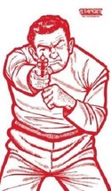 Thug - Red Targets - Printed on Target paper Pack of 100 - £27.84 GBP