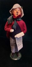 Vintage Signed 1988 Byers Choice Ltd The Carolers Man Christmas With She... - £41.00 GBP