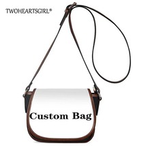Twoheartsgirl Customize Your Images/Photo/Logo Shoulder Messenger Bags Women Tra - £40.50 GBP