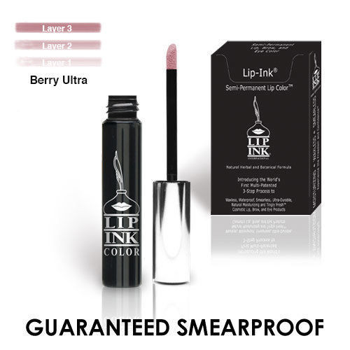 LIP INK Organic Vegan  Smearproof Trial Lip Kits - Ultra Berry