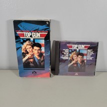 Top Gun Lot VHS 1986 Starring Tom Cruise and Movie Motion Picture Soundtrack - £9.93 GBP