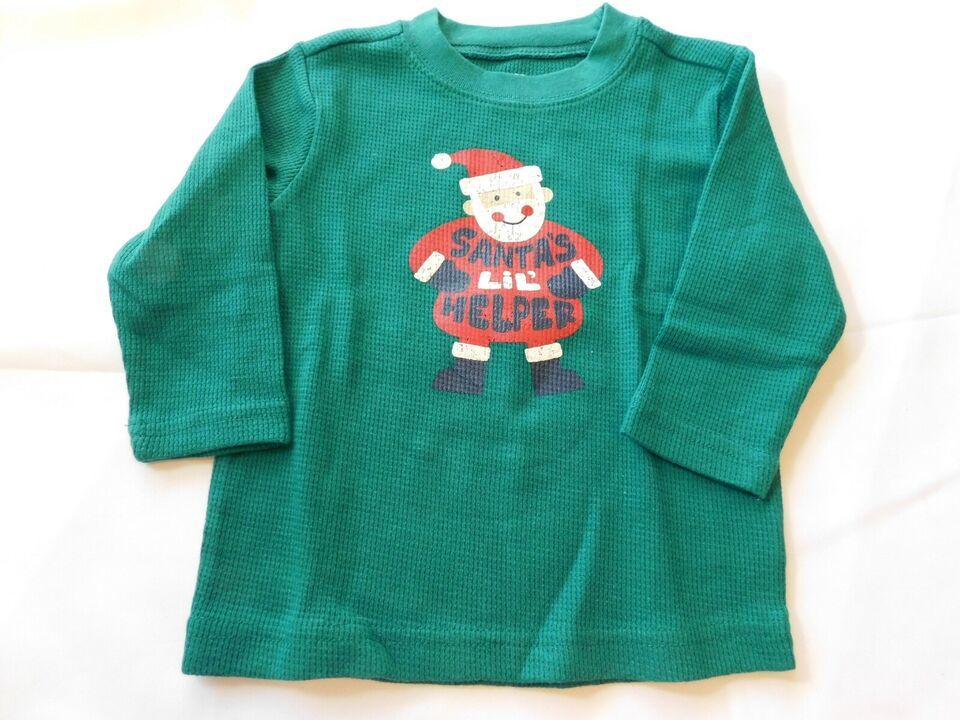 Osh Kosh B&#39;Gosh Boy&#39;s Baby Long Sleeve waffle T Shirt Size 12 Months San... - $12.61