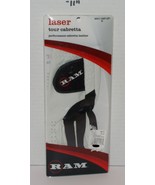 Ram Laser Tour Cabretta Mens Cadet Left M Medium Golf Glove white black - $14.80