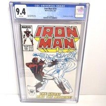 Invincible Iron Man #219 CGC 9.4 1st Appearance of Ghost Marvel Comics Graded - £103.09 GBP