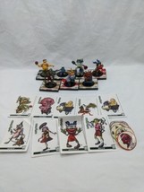 Lot Of (7) Wizkids Creepy Freaks Miniatures With Extras  - $39.59