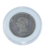 Colombia 1870 Bogata 5 Decimos Silver Coin - $103.03 CAD