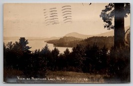 RPPC New Hampshire View Of Newfound Lake NH 1930s Real Photo Postcard B34 - £11.95 GBP