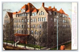 St Joseph Hospital Chicago Illinois IL 1909 DB Postcard P24 - $4.90