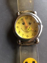 Vintage Happy Face Watch with New Battery Water Resistant - £14.27 GBP