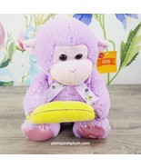 Peek a Boo Purple Monkey Plush 12&quot; Sound Animation Midwoods Brands - £11.72 GBP