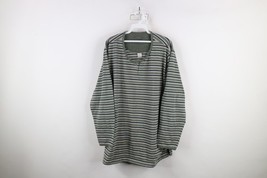Vtg 90s Y2K Streetwear Womens 30 / 32 Faded Striped Long Sleeve Henley T... - $49.45