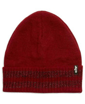 Levi&#39;s Unisex Adult Lofty Turn-up Cuff Beanie Knit Hat,Red,One Size - £28.11 GBP