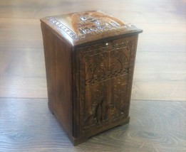Handcrafted Armenian Wooden Box with Mount Ararat and Saint Gayane Church - $93.00