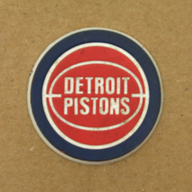 Detroit Pistons Vintage Nba Rubber Basketball Fridge Magnet Standings Board - £9.97 GBP