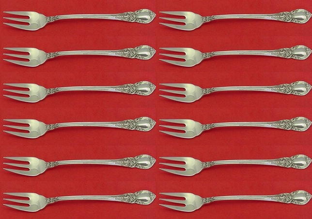 American Victorian by Lunt Sterling Silver Cocktail Fork Set 12 pieces 5 3/4" - $474.21